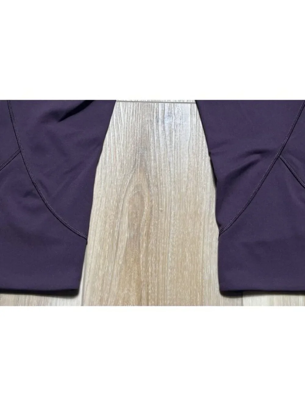 Lululemon In Movement Purple Everlux Cropped Leggings - Women Size 6 *Stained